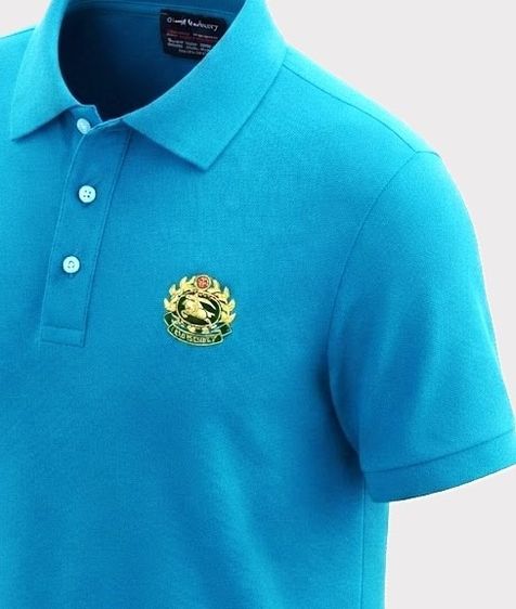 VINTAGE BURBERRYS OF LONDON EMBROIDERED LOGO POLO SHIRT รูปที่ 2
