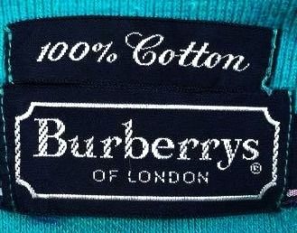 VINTAGE BURBERRYS OF LONDON EMBROIDERED LOGO POLO SHIRT รูปที่ 4