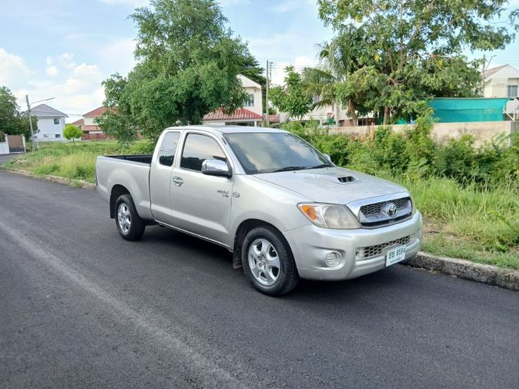 Toyota Hilux Vigo 2009 2.5 Smart Cab E Pickup ดีเซล ไม่ติดแก๊ส เกียร์ธรรมดา เทา