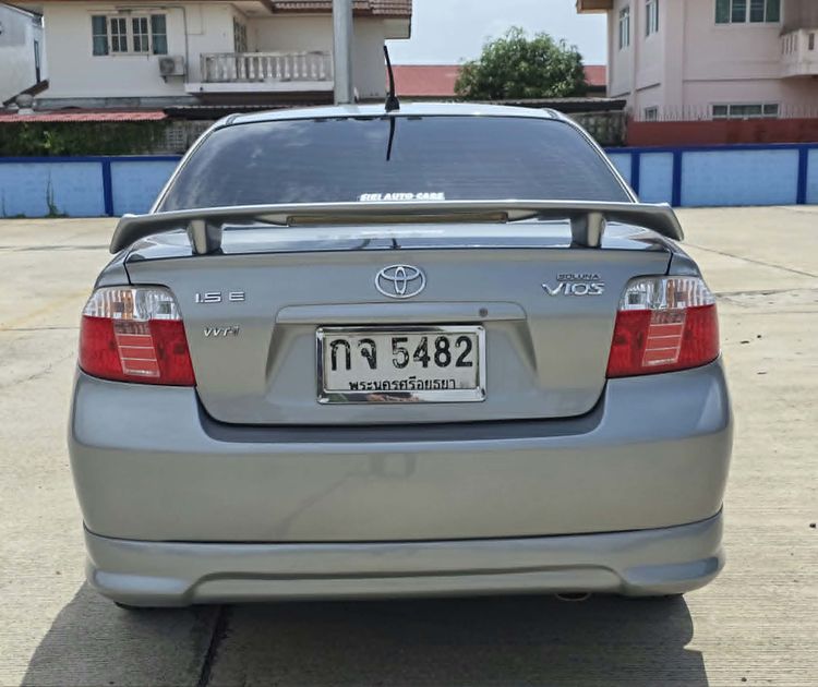Toyota Vios 2006 1.5 E Sedan เบนซิน ไม่ติดแก๊ส เกียร์อัตโนมัติ เทา รูปที่ 4