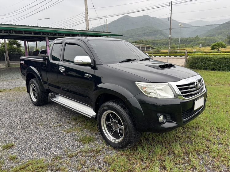 Toyota Hilux Vigo Champ 2014 Smart Cab 2.5 E VNT Prerunner Pickup ดีเซล ไม่ติดแก๊ส เกียร์ธรรมดา ดำ