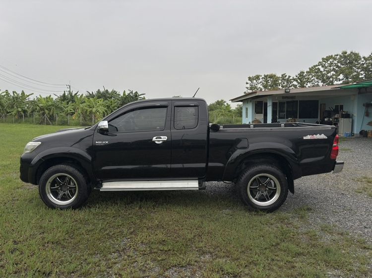 Toyota Hilux Vigo Champ 2014 Smart Cab 2.5 E VNT Prerunner Pickup ดีเซล ไม่ติดแก๊ส เกียร์ธรรมดา ดำ รูปที่ 4