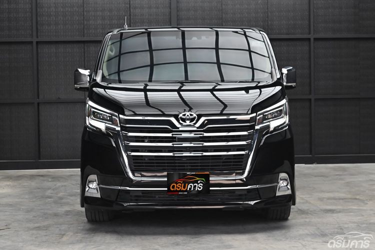 Toyota Majesty 2024 2.8 Grande Van ดีเซล ไม่ติดแก๊ส เกียร์อัตโนมัติ ดำ รูปที่ 2