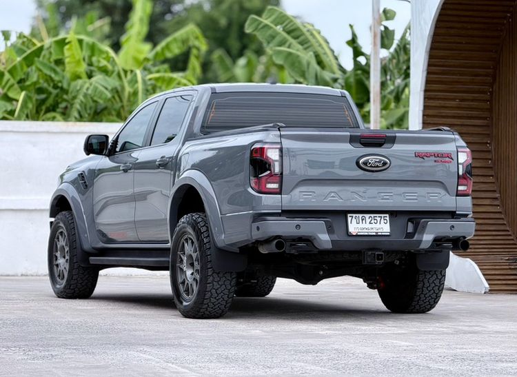 Ford Ranger 2022 Raptor 3.0 4WD Pickup เบนซิน ไม่ติดแก๊ส เกียร์อัตโนมัติ เทา รูปที่ 4