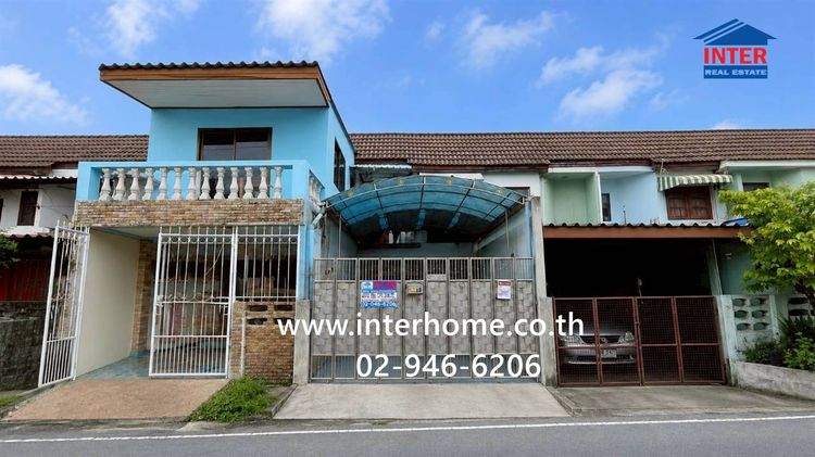 ทาวน์เฮ้าส์ 2 ชั้น 21 ตร.ว. หมู่บ้านบัวทองเคหะ ใกล้แม็คโครสาขาบางบัวทอง ใกล้โลตัส ไทรน้อย ถนนบางกรวย-ไทรน้อย บางบัวทอง นนทบุรี