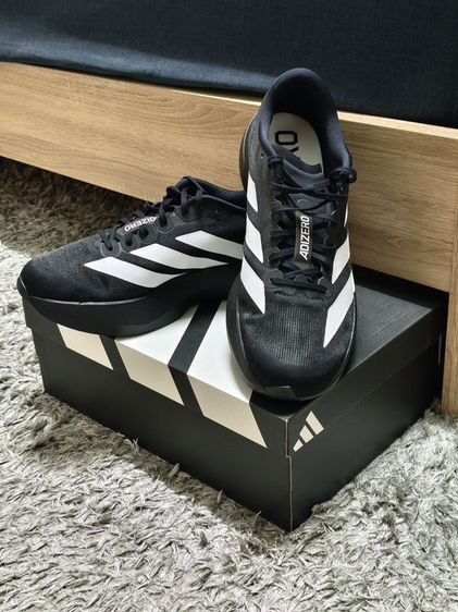 รองเท้า adidas Adizero Evo SL M สีดำ/ขาว รูปที่ 2