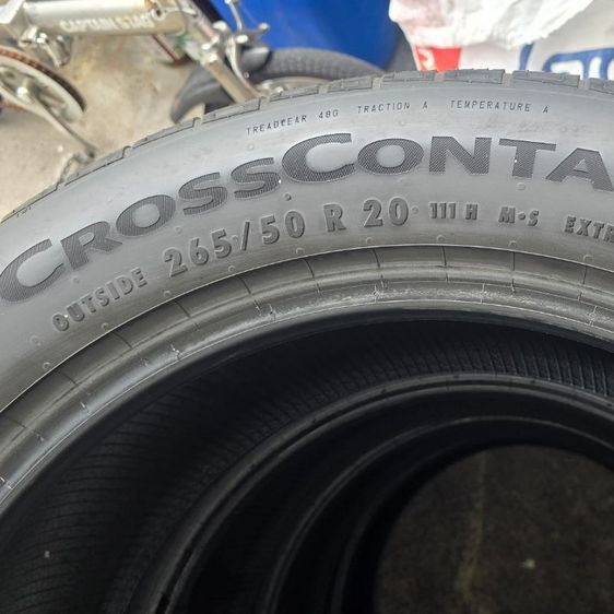 265​ 50R20​ Continental Crosscontact RX ปี24 สวยดอกเต็ม​ นุ่มเงียบสุดๆ​ พร้อมใช้ยาวๆ​ ชุด​4เส้น 4,800​ บาท รูปที่ 7