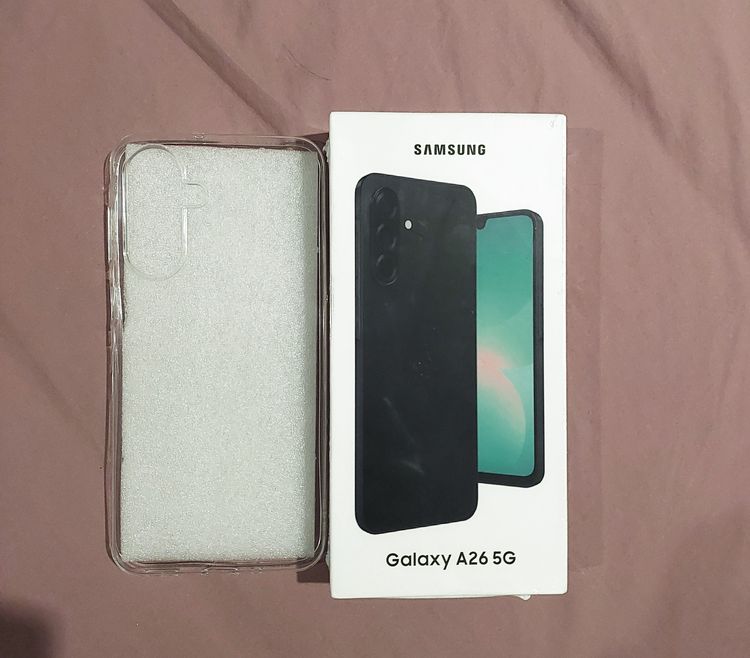 ขาย samsung A26 5g 8-256 gb ของใหม่ ซีลยังไม่แกะ แถมเคสใสให้ด้วย 