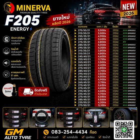 ยางใหม่ ปี26 ขอบ22 21 20 19 18 ราคาประหยัด รูปที่ 3