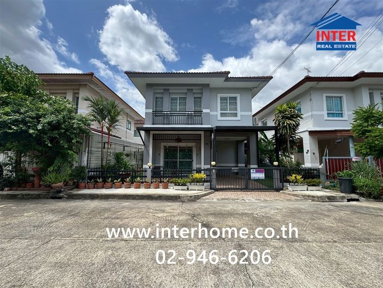 บ้านเเฝด 2 ชั้น 35 ตร.ว. หมู่บ้านพร้อมพัฒน์ 2 รามอินทรา ใกล้ซาฟารีเวิลด์ ซอยหทัยราษฏร์39ถนนปัญญาอินทรา ถนนทหัยราษฏร์39 เขตคลองสามวา กรุงเทพ