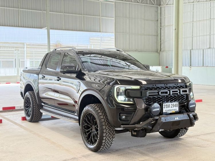 Ford Ranger 2022 2.0 Hi-Rider Wildtrak Pickup ดีเซล ไม่ติดแก๊ส เกียร์อัตโนมัติ ดำ รูปที่ 4