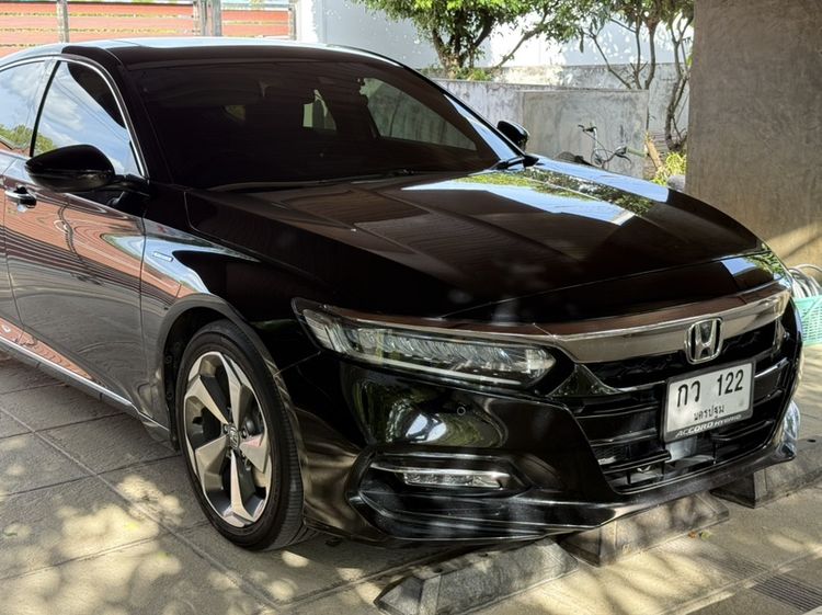 Honda Accord 2021 2.0 Hybrid Tech Sedan เบนซิน เกียร์อัตโนมัติ ดำ รูปที่ 3