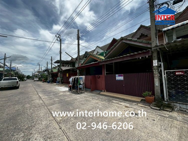 ทาวน์เฮ้าส์ 2 ชั้น 17 ตร.ว. หมู่บ้านบ้านมโนรมย์ 4 เลียบคลองสอง ใกล้ซาฟารีเวิลด์ ถนนรามอินทรา ถนนเลียบคลองสอง เขตมีนบุรี กรุงเทพมหานคร รูปที่ 2
