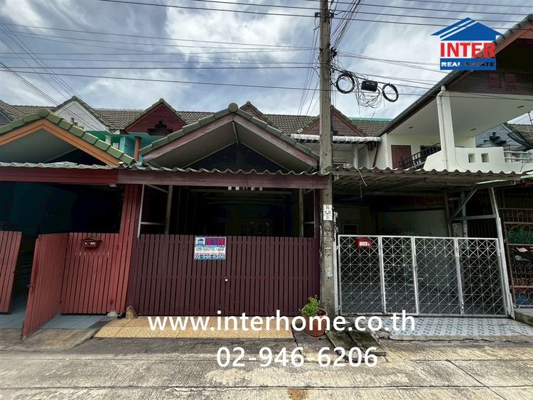 ทาวน์เฮ้าส์ 2 ชั้น 17 ตร.ว. หมู่บ้านบ้านมโนรมย์ 4 เลียบคลองสอง ใกล้ซาฟารีเวิลด์ ถนนรามอินทรา ถนนเลียบคลองสอง เขตมีนบุรี กรุงเทพมหานคร