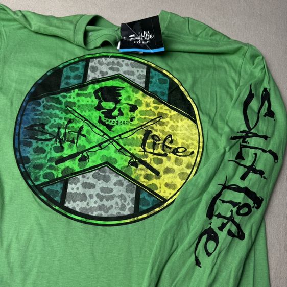 เสื้อยืดแขนยาว Salt Life มือหนึ่งป้าย​ติด​ Size M