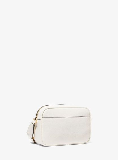 กระเป๋า MICHAEL KORS Jet Set Medium Leather Crossbody Bag สีครีม รูปที่ 5