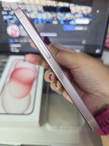 iPhone 15 128GB สีชมพู แบต 100% ประกันถึง 20 กค 70 รูปที่ 6