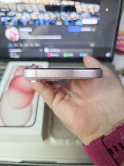 iPhone 15 128GB สีชมพู แบต 100% ประกันถึง 20 กค 70 รูปที่ 4