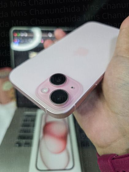 iPhone 15 128GB สีชมพู แบต 100% ประกันถึง 20 กค 70 รูปที่ 2