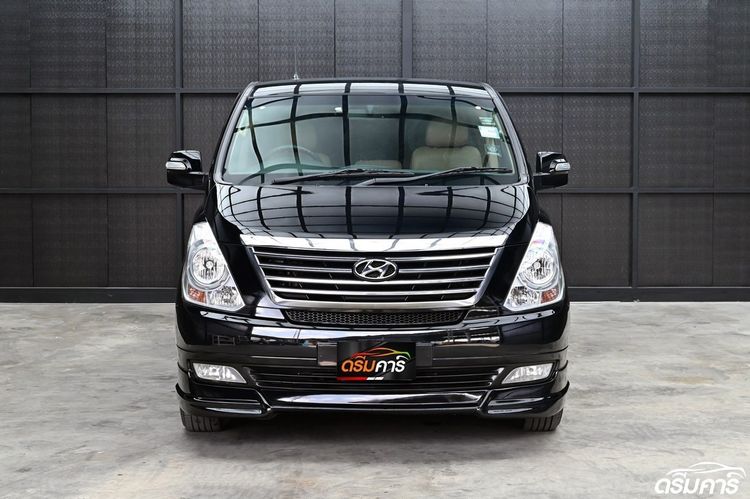 Hyundai H-1 2012 2.5 Maesto Deluxe Van ดีเซล ไม่ติดแก๊ส เกียร์อัตโนมัติ ดำ รูปที่ 2