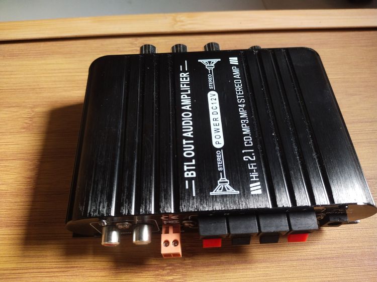 แอมป์จิ๋ว มือสอง 2.1CH รุ่น ST-838 + อะแดปเตอร์จ่ายไฟ 60W 12V 5a ราคา 350 รูปที่ 7