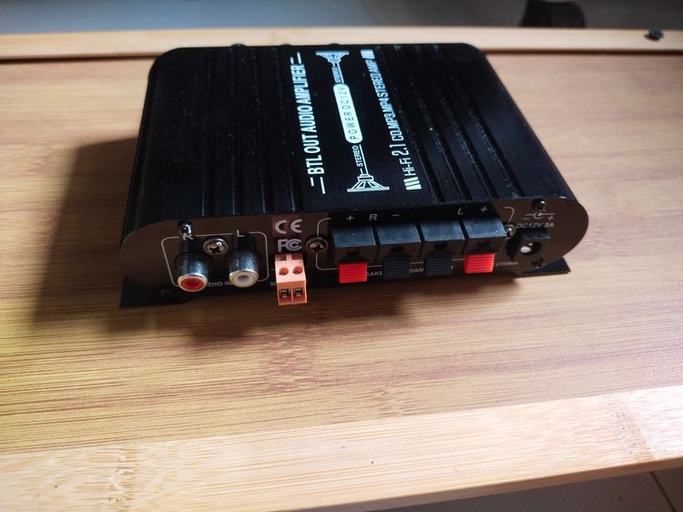 แอมป์จิ๋ว มือสอง 2.1CH รุ่น ST-838 + อะแดปเตอร์จ่ายไฟ 60W 12V 5a ราคา 350 รูปที่ 5