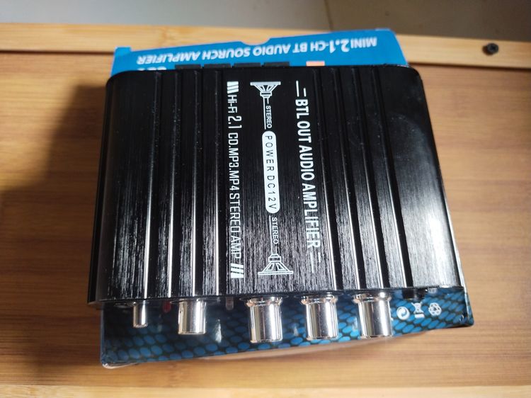 แอมป์จิ๋ว มือสอง 2.1CH รุ่น ST-838 + อะแดปเตอร์จ่ายไฟ 60W 12V 5a ราคา 350 รูปที่ 9