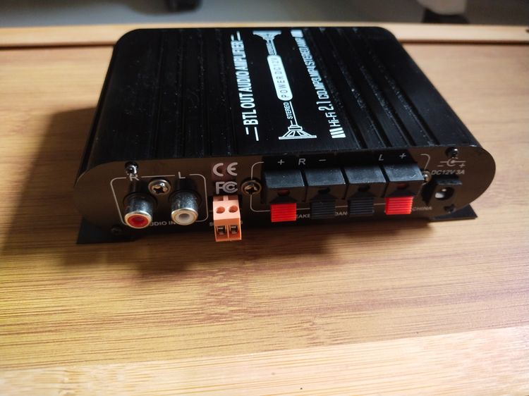 แอมป์จิ๋ว มือสอง 2.1CH รุ่น ST-838 + อะแดปเตอร์จ่ายไฟ 60W 12V 5a ราคา 350 รูปที่ 6