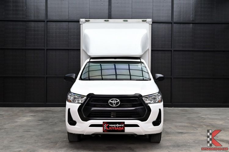 Toyota Hilux Revo 2021 2.4 Entry Pickup ดีเซล ไม่ติดแก๊ส เกียร์ธรรมดา ขาว รูปที่ 2