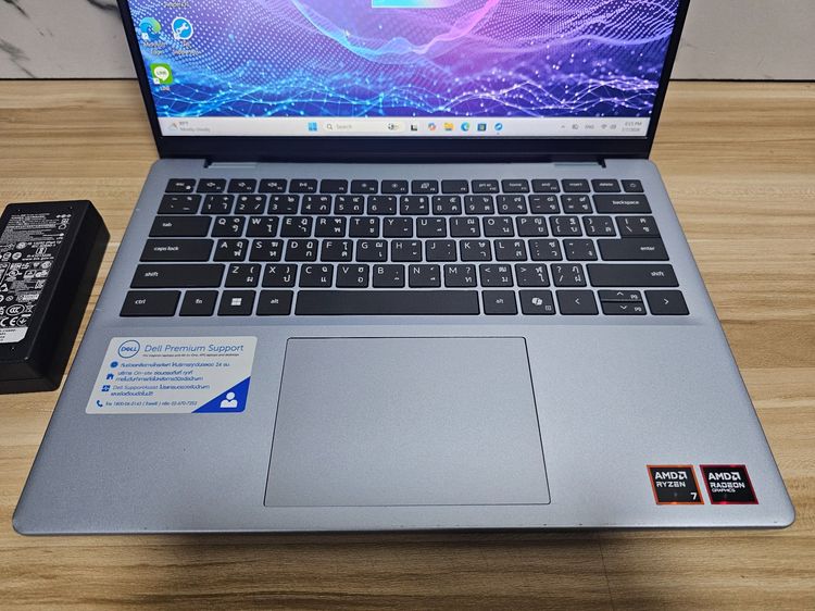 Dell Inspiron Ai Ryzen7 8840U+ Radeon780M+14" FHD +Ram8 ddr5+SSD512 เครื่องดี ประกันศูนย์ รูปที่ 3