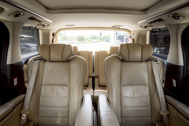 Toyota Alphard 2015 3.5 Executive Lounge Van ไฮบริด ขาว รูปที่ 4