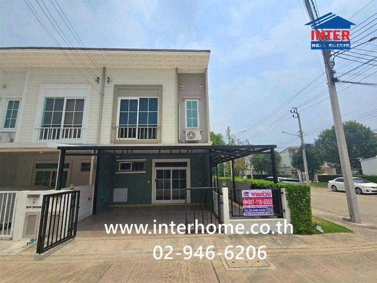 ทาวน์เฮ้าส์ 2 ชั้น 24.3 ตร.ว. หมู่บ้านคิว ดิสทริค เวสต์เกต ใกล้เซ็นทรัลเวสต์เกต ซอย2 ถนนบางกรวย-ไทรน้อย ถนนรัตนาธิเบศร์ ถนนจันทร์ทองเอี่ยม 