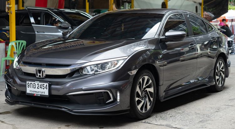 Honda Civic 2020 1.8 E i-VTEC Sedan เบนซิน ไม่ติดแก๊ส เกียร์อัตโนมัติ เทา รูปที่ 2