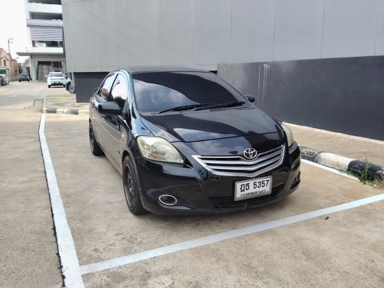 Toyota Vios 2010 1.2 E Sedan เบนซิน ไม่ติดแก๊ส เกียร์อัตโนมัติ ดำ รูปที่ 2