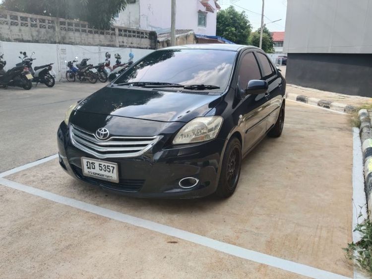Toyota Vios 2010 1.2 E Sedan เบนซิน ไม่ติดแก๊ส เกียร์อัตโนมัติ ดำ รูปที่ 3