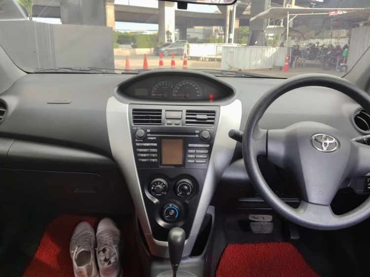 Toyota Vios 2010 1.2 E Sedan เบนซิน ไม่ติดแก๊ส เกียร์อัตโนมัติ ดำ รูปที่ 4