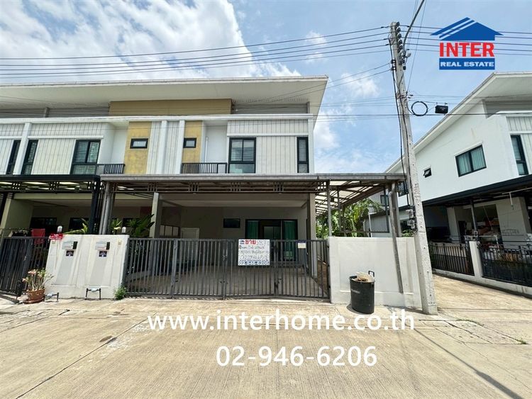 ทาวน์โฮม 2 ชั้น 28.7 ตร.ว. หมู่บ้านเดอะ โมดิช ราชพฤกษ์-กาญจนาภิเษก ถนนกาญจนาภิเษก ถนนราชพฤกษ์ ลาดหลุมแก้ว ปทุมธานี