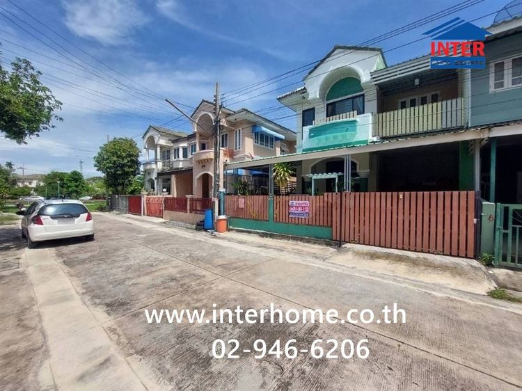 บ้านเเฝด 2 ชั้น 36 ตร.ว. หมู่บ้านลัลลี่วิลล์ ซอยมังกรขันดี ถนนเทพารักษ์116 ถนนแพรกษา เมืองสมุทรปราการ สมุทรปราการ