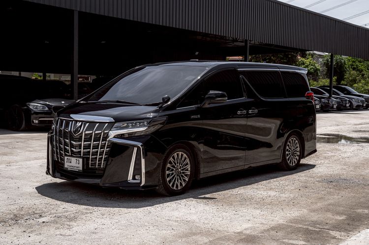 Toyota Alphard 2018 2.5 Hybrid Van ไฮบริด ขาว