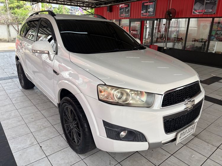 Chevrolet Captiva 2011 2.0 LT 4WD Sedan ดีเซล ไม่ติดแก๊ส เกียร์อัตโนมัติ ขาว