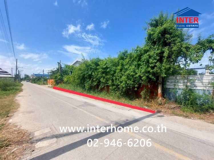 ที่ดินเปล่า 215 ตร.ว. ที่ดินเปล่า ตรงข้ามโรงพยาบาลจุฬารัตน์ 3 อินเตอร์ ซอยกู้พาราฝั่งใต้ ถนนเทพารักษ์ บางพลี สมุทรปราการ รูปที่ 3