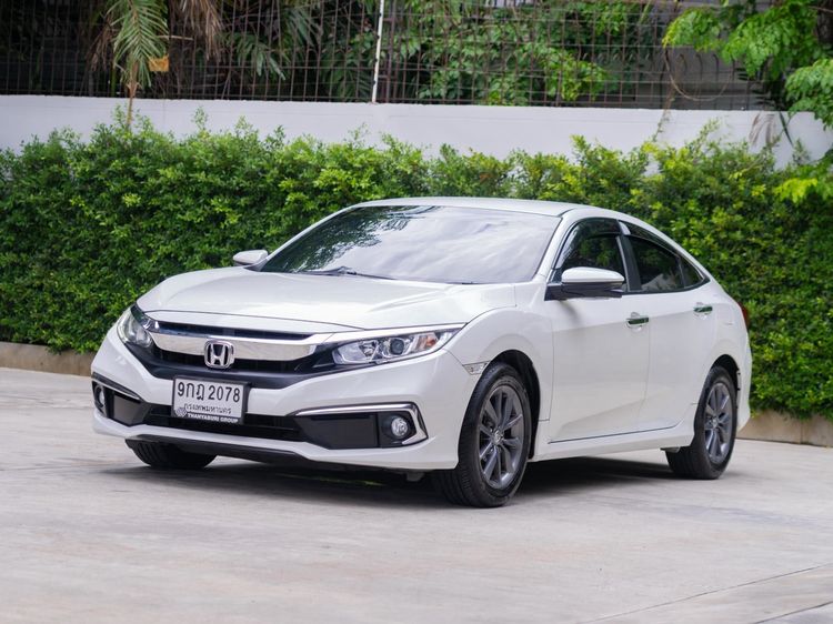 Honda Civic 2019 1.8 EL i-VTEC Sedan เบนซิน ไม่ติดแก๊ส เกียร์อัตโนมัติ ขาว รูปที่ 3