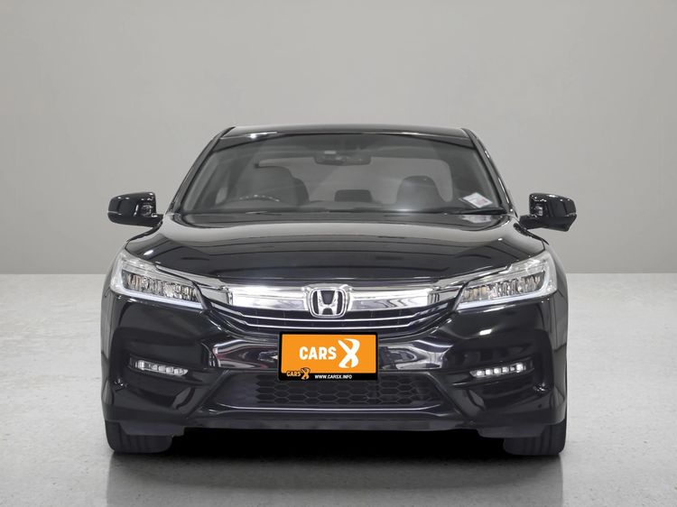 Honda Accord 2017 2.0 Hybrid Sedan ไฮบริด ไม่ติดแก๊ส เกียร์อัตโนมัติ ดำ รูปที่ 2