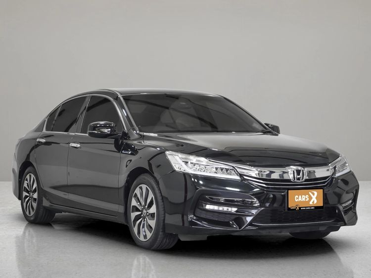 Honda Accord 2017 2.0 Hybrid Sedan ไฮบริด ไม่ติดแก๊ส เกียร์อัตโนมัติ ดำ รูปที่ 3