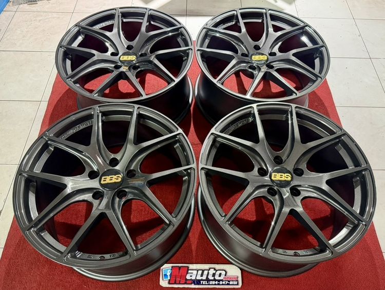 BBS FIR 18x8 5 5x114 สีเทากับสวยงาม ล้อเบามือสอง