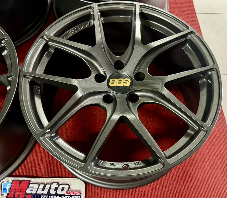 BBS FIR 18x8 5 5x114 สีเทากับสวยงาม ล้อเบามือสอง รูปที่ 4