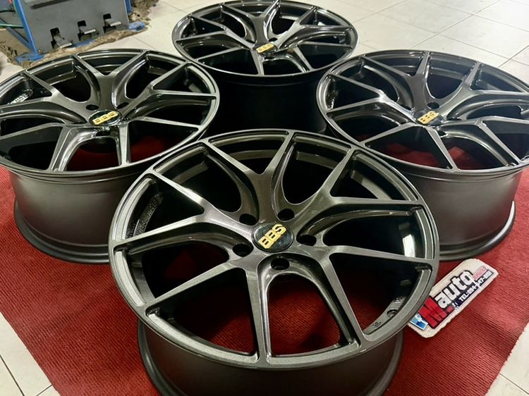 BBS FIR 18x8 5 5x114 สีเทากับสวยงาม ล้อเบามือสอง รูปที่ 7