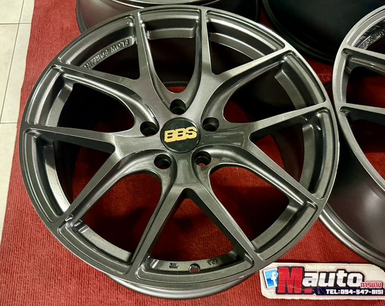 BBS FIR 18x8 5 5x114 สีเทากับสวยงาม ล้อเบามือสอง รูปที่ 5