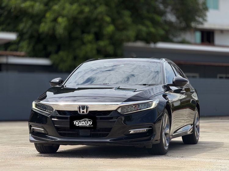 Honda Accord 2020 2.0 Hybrid Tech Sedan ไฮบริด ไม่ติดแก๊ส เกียร์อัตโนมัติ ดำ