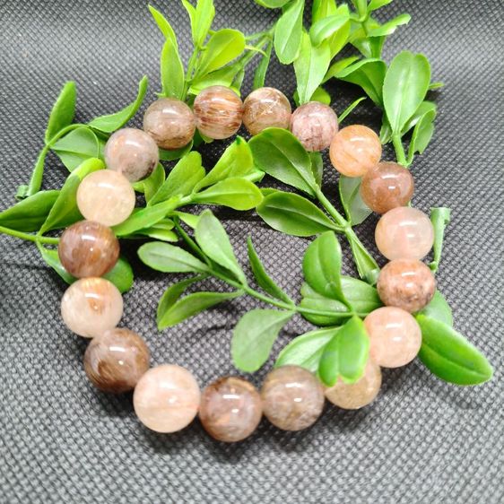 th20กำไลหินไหม 5 สี (Rutilated Quartz) หินแท้ธรรมชาติที่รวบรวมพลังของหินไหมทั้ง 5 ชนิดเข้าไว้ด้วยกันอย่างลงตัว ช่วยเสริมดวงชะตา รูปที่ 4